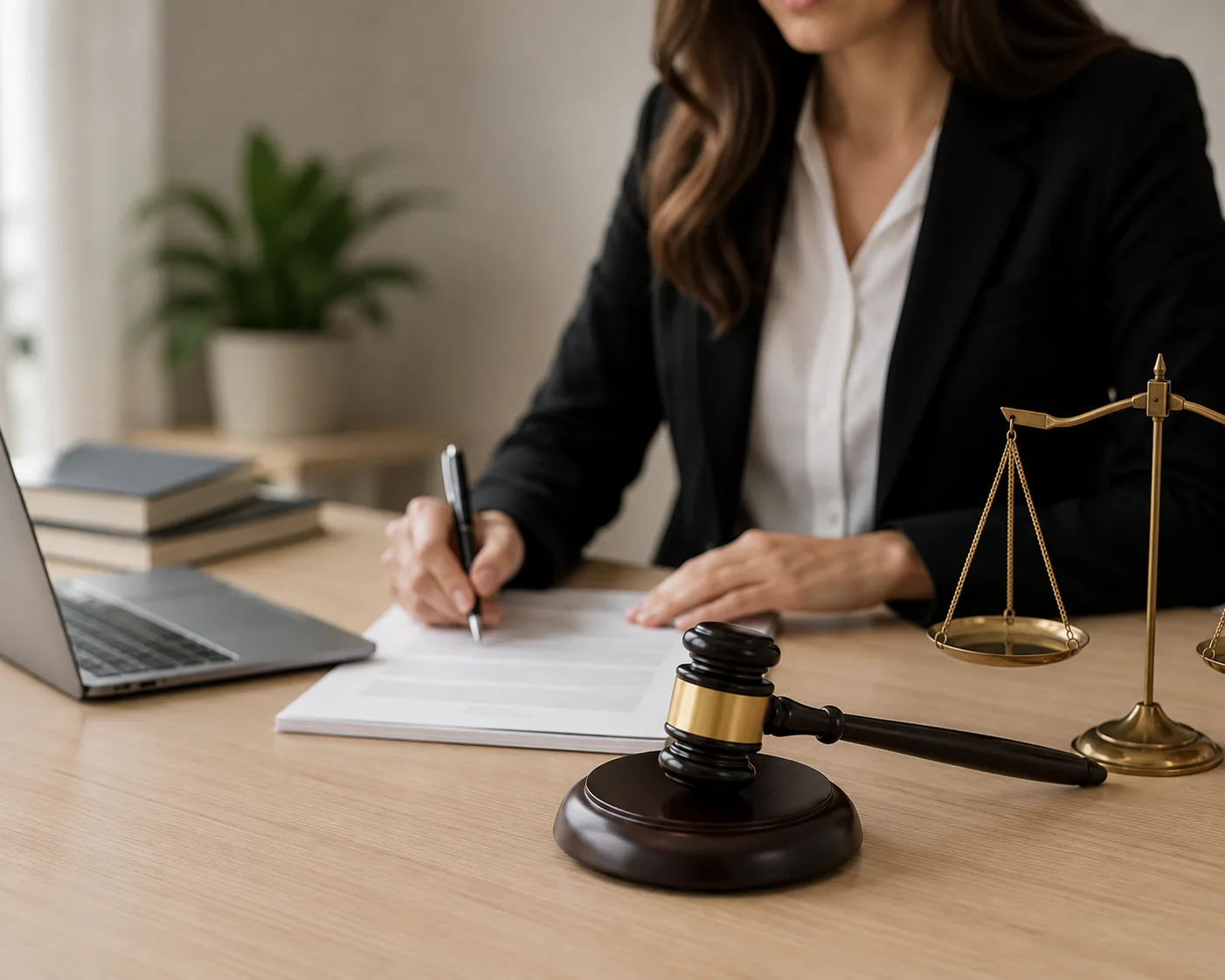 Abogada de Legal Educa trabajando en un caso de derecho educacional